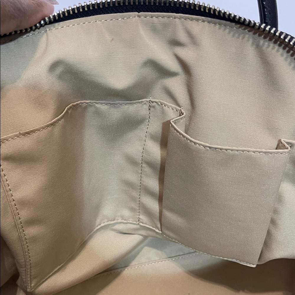 Coach Black and Tan Signature Satchel - Picture 13 of 16
